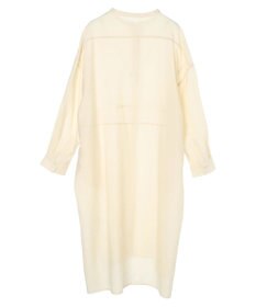 AMERICAN HOLIC 接触冷感バンドカラー切替シャツワンピース