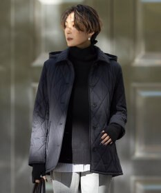 J.PRESS LADIES L 【抗菌防臭】コンパクトタフタプレミアム撥水 ショート アウター