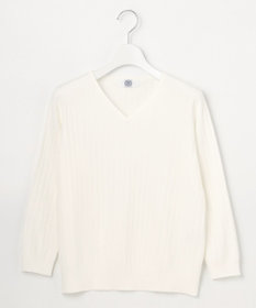 J.PRESS LADIES 【洗える】PRINCESS Vネック ニット