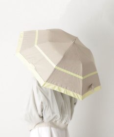 MOONBAT FURLA 晴雨兼用日傘 折りたたみ傘 シャンブレー切継 ／遮光 遮熱 UV