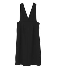 Green Parks Ｏ．洗えてストレッチ　Ｖネックジャンスカ