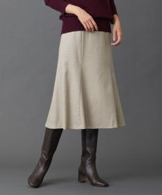 J.PRESS LADIES 【洗える】フラノハンドウォッシュ マーメイド スカート