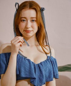 San-ai Resort（三愛水着楽園） 軽い着け心地でしっかり盛れる【楽盛り水着】　フリルワイヤービキニ　9M・11L　【San-ai Resort（サンアイリゾート）】