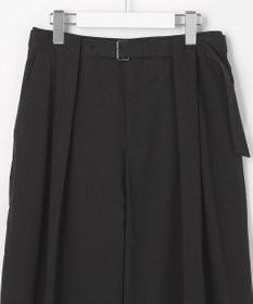 自由区 【カトリエムブーケ】Boucle de ceinture ワイドストレートパンツ