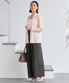 自由区 【XSサイズ～/洗える/セット可】キュプラリネンシャンタン ワイドパンツ