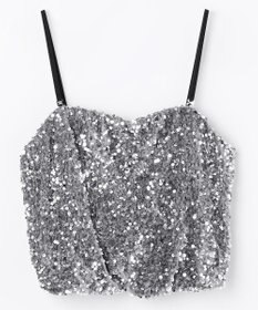 NAVE 【Nave・洗える】スパンコール ビスチェ