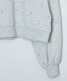 WEGO ラインストーンドットショートスウェット