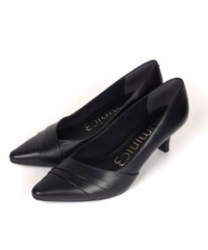 Dominic3 切り替えデザイン ヒールパンプス