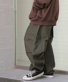 WEGO バックサテンワイドミリタリーパンツ