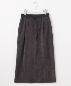 自由区 L 【17号サイズまで展開・SHIHOさん着用】ソフトコーデュロイ スカート