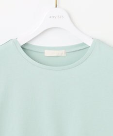 ANY SIS 【UVケア】プレーティングジャージー タックスリーブ カットソー