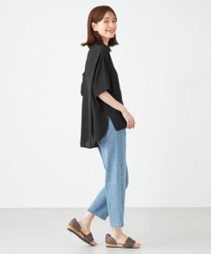 SHARE PARK LADIES センタープレスストレートデニム