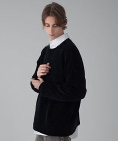 WEGO 【ユニセックス着用ITEM/MLサイズ展開】ベロアモールプルオーバー