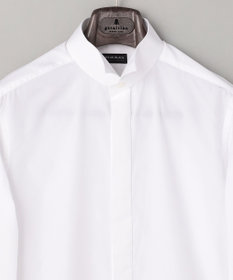 GOTAIRIKU 【WEAR BLACK】ウィングカラー比翼 ダブルカフス ドレスシャツ