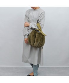 UNBILLION cachecache リボンハンドルエコファードロストバッグ