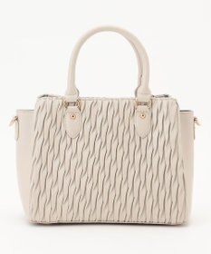 LA BAGAGERIE ランダムプリーツ2WAYハンドバッグ