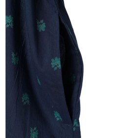 CRAFT STANDARD BOUTIQUE インド綿混キルト切替花柄ワンピース