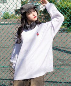 WEGO 【ユニセックス着用ITEM/MLサイズ展開】別注BENDAVISワンポイントT（LS）
