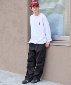 WEGO 【ユニセックス着用ITEM/MLサイズ展開】別注BENDAVISワンポイントT（LS）