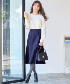 ANY SIS 【洗える】タックマーメイド スカート