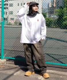 WEGO 【ユニセックス着用ITEM/MLサイズ展開】別注BENDAVISワンポイントT（LS）