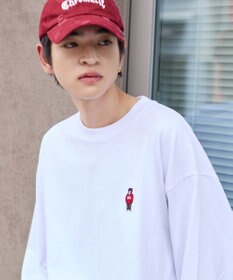 WEGO 【ユニセックス着用ITEM/MLサイズ展開】別注BENDAVISワンポイントT（LS）