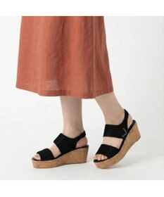 ing <ing>ワンポイントウエッジソールサンダル
