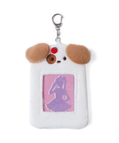 WEGO ふわふわぬいカードホルダーキーホルダーA