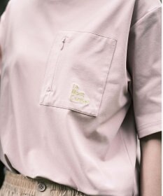 SHARE PARK LADIES 【UVカット・吸水速乾・ストレッチ・軽量 】バックプリントポケットTシャツ（S・Mサイズ）