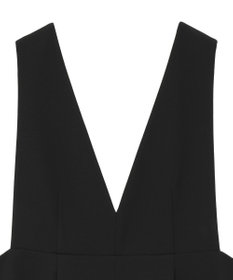 Green Parks Ｏ．洗えてストレッチ　Ｖネックジャンスカ