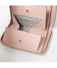 UNBILLION ペルケ perche / ドット型押しラウンドパームフィット財布