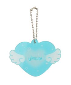 WEGO 【痛バ＆推し活グッズ】ハートエンジェルIDフォトケースキーホルダー