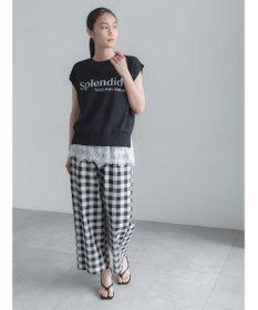 Te chichi ロゴジャガードニット