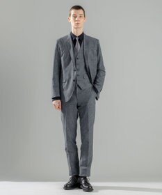 JOSEPH HOMME 新型・新柄【洗える/ストレッチ/シワになりにくい/セットアップ対応可】クールドッツストレッチ 　ジャケット