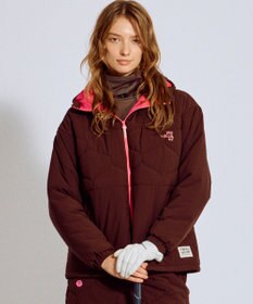 PW CIRCULUS 【撥水加工 / ストレッチ】【WOMEN】キルティング中綿ブルゾン ゴルフウェア レディース