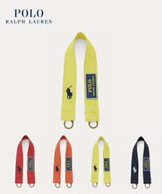 MOONBAT POLO RALPH LAUREN(ポロ ラルフローレン)カラビナ付き ストラップベルト 無地 撥水加工