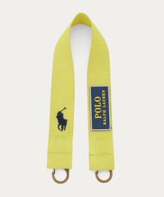 MOONBAT POLO RALPH LAUREN(ポロ ラルフローレン)カラビナ付き ストラップベルト 無地 撥水加工