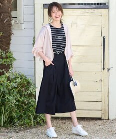 ANY SIS L 【洗える】シアー パーカー