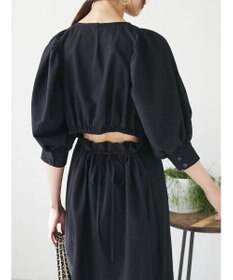 Green Parks AnriettMusee バックカットワークワンピース