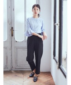 earth music&ecology ラッフル７分袖ブラウス