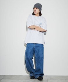 WEGO 【ユニセックス着用ITEM/綿100％/SMLサイズ】別注ベンデイビスプランプロゴT