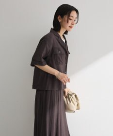Green Parks ＳＥＴ２点　シャツスカートセットアップ