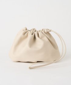 russet レザー巾着4WAYショルダーバッグ(CE-1454)