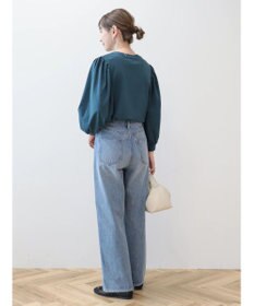 AMERICAN HOLIC ドルマンギャザー７分袖カットプルオーバー