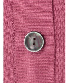 earth music&ecology サイドスリットルーズＶネックカーディガン