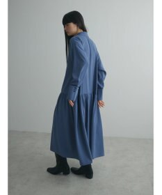 Green Parks armonia．配色シャツワンピース