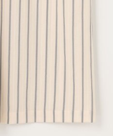 23区 【SLOW/洗える】コットンナイロンストライプ カフタン ワンピース