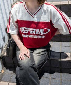 WEGO 2ライン切り替えメッシュショートT