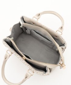 LA BAGAGERIE ランダムプリーツ2WAYハンドバッグ