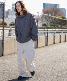 WEGO ナイロンフードシェルブルゾン